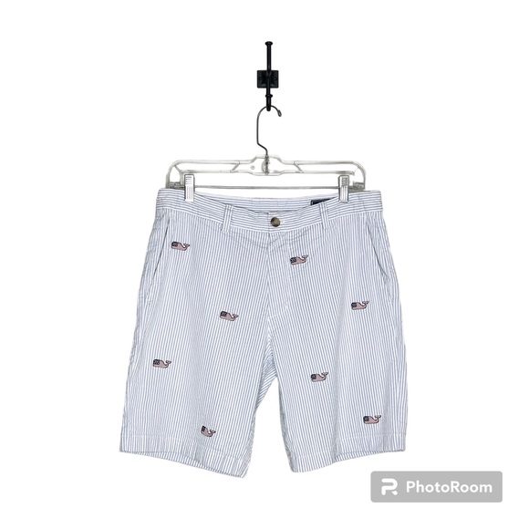 Vineyard Vines Other - Vineyard Vines Men’s Seersucker Patriotic American Flag Breaker Short Size 32